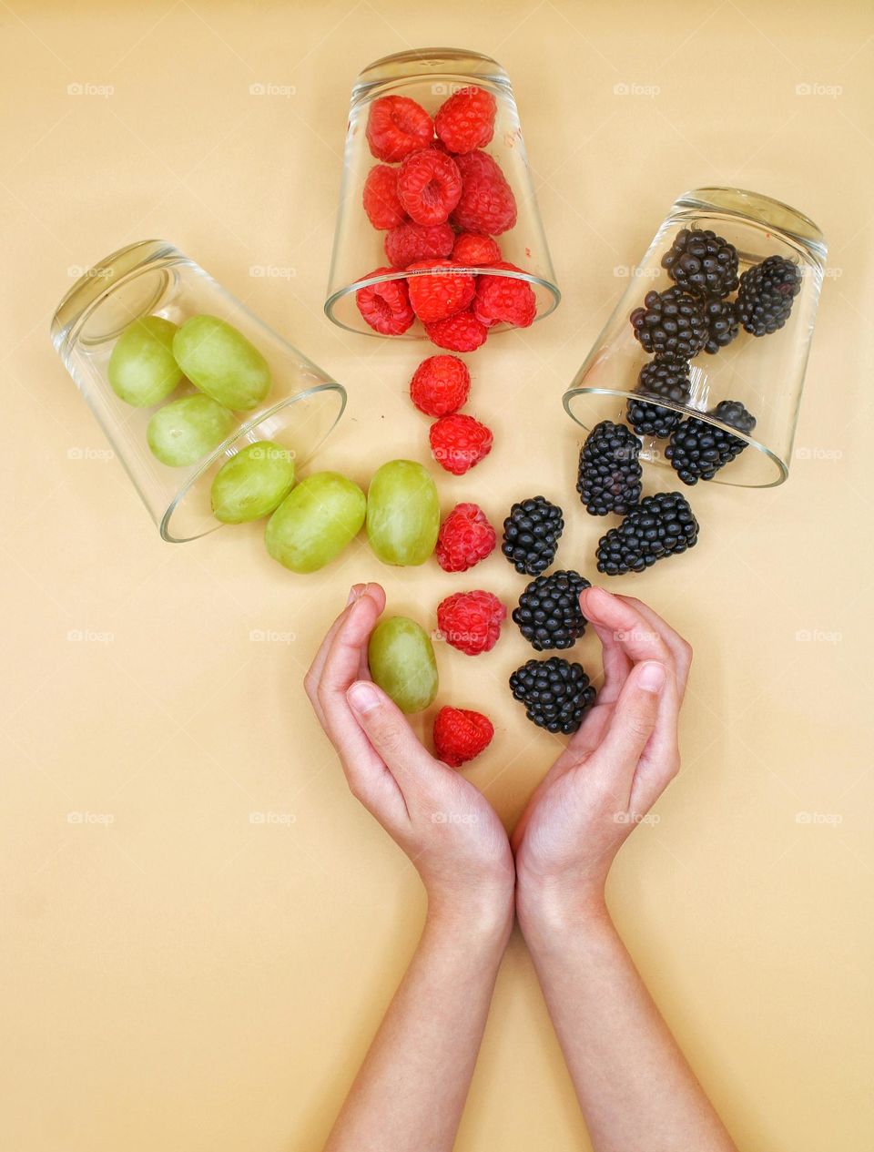 falling Delicious fruits