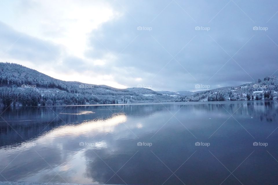 Winter at the lake 
