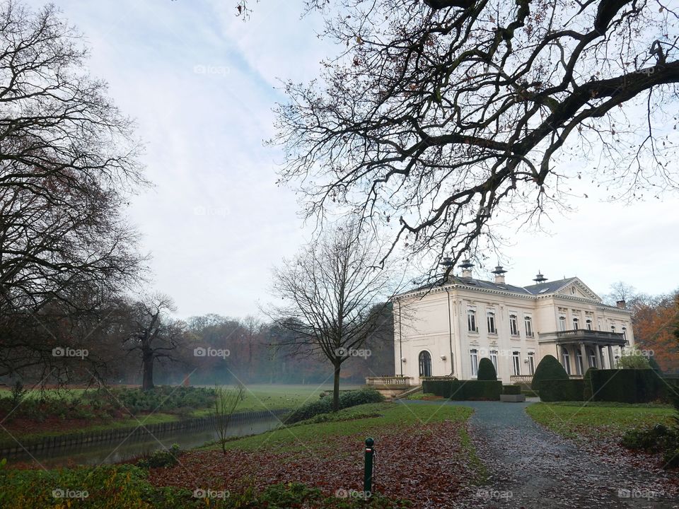 Small castle in Antwerp, Belgium.