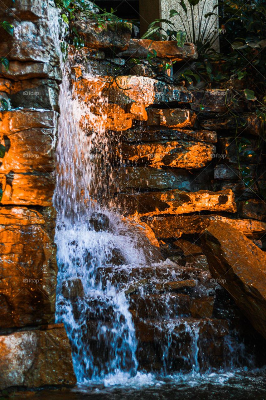 water fall at the westen kansas city