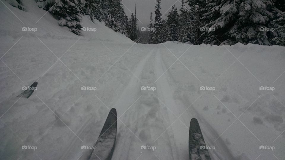 cross country skiing