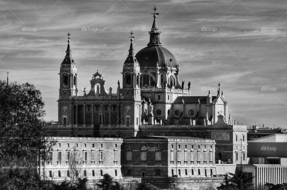 Almudena Cathedral. Almudena Cathedral, Spain.