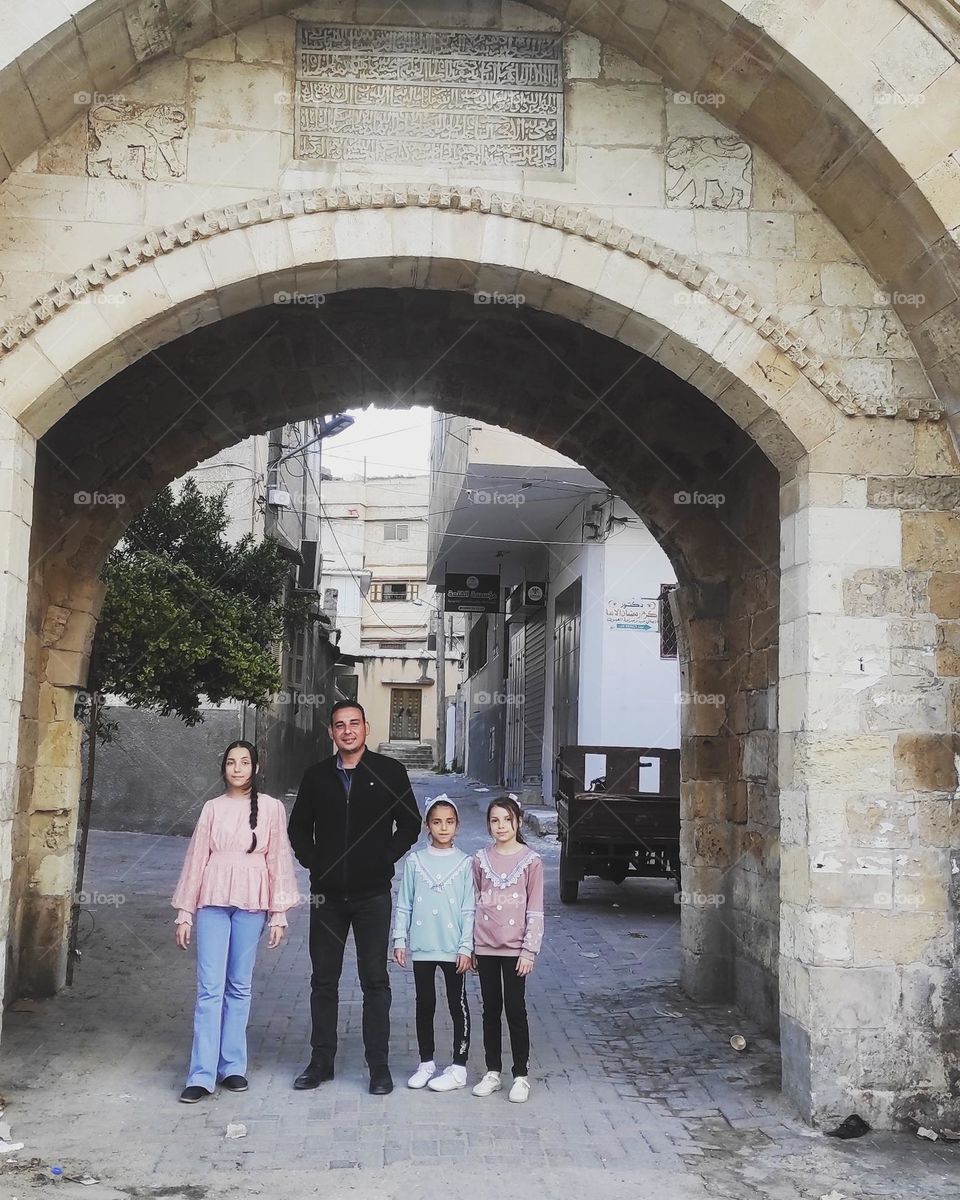 Picture of me and my young daughters having a great time