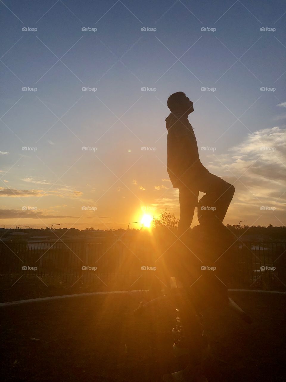 Sunset - 2nd July 2019 feat my Son