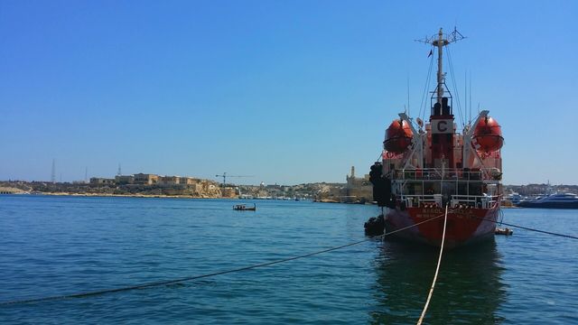 ship in harbour