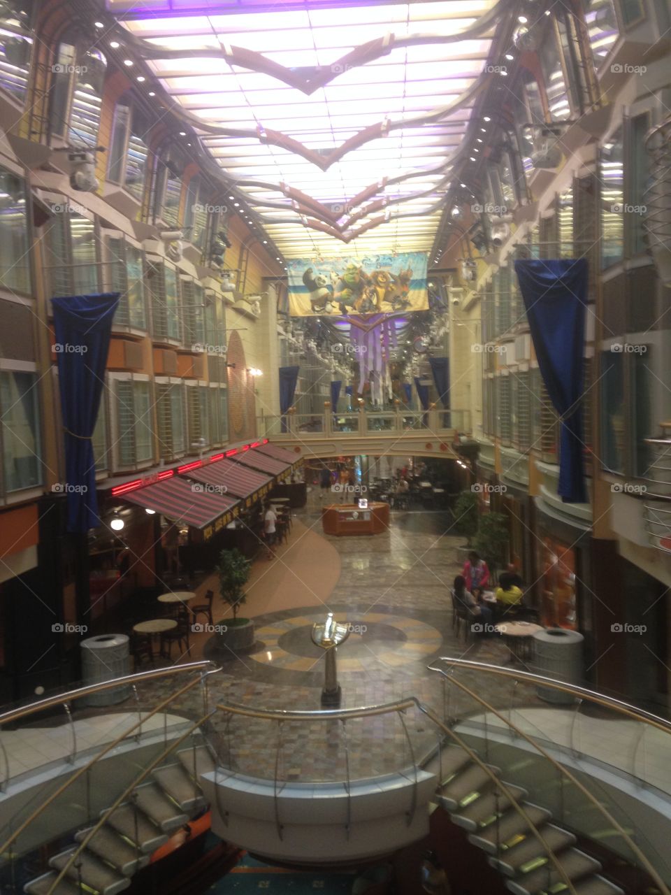 Royal Promenade . Took this onboard the Liberty of the Seas
