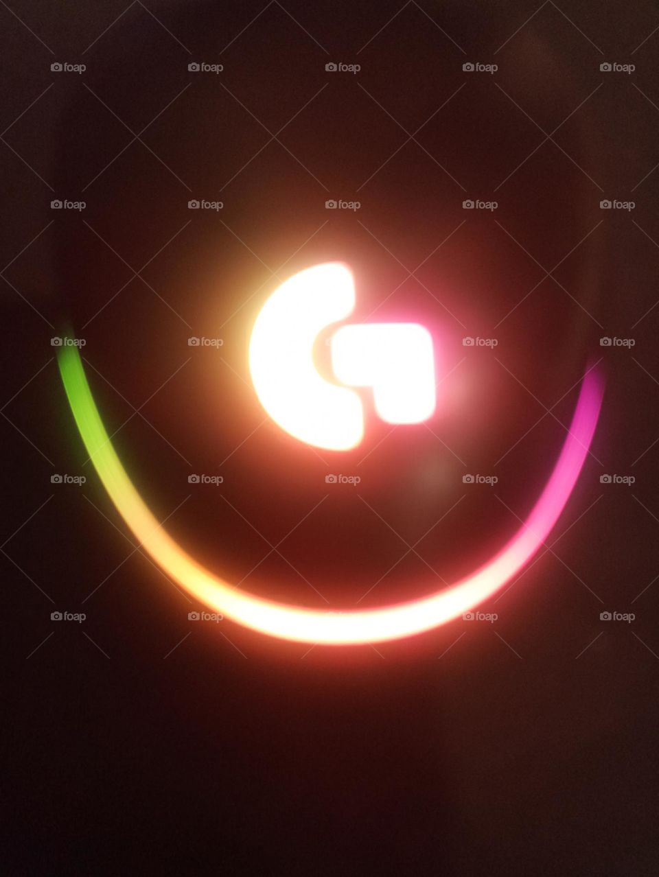 lighr of mouse on my table