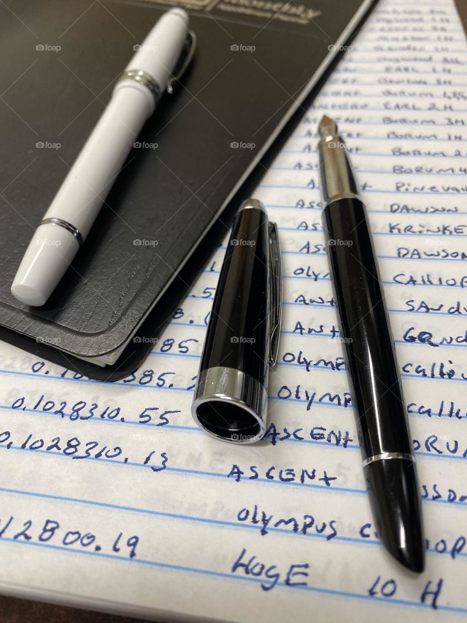 A proper writing utensil 