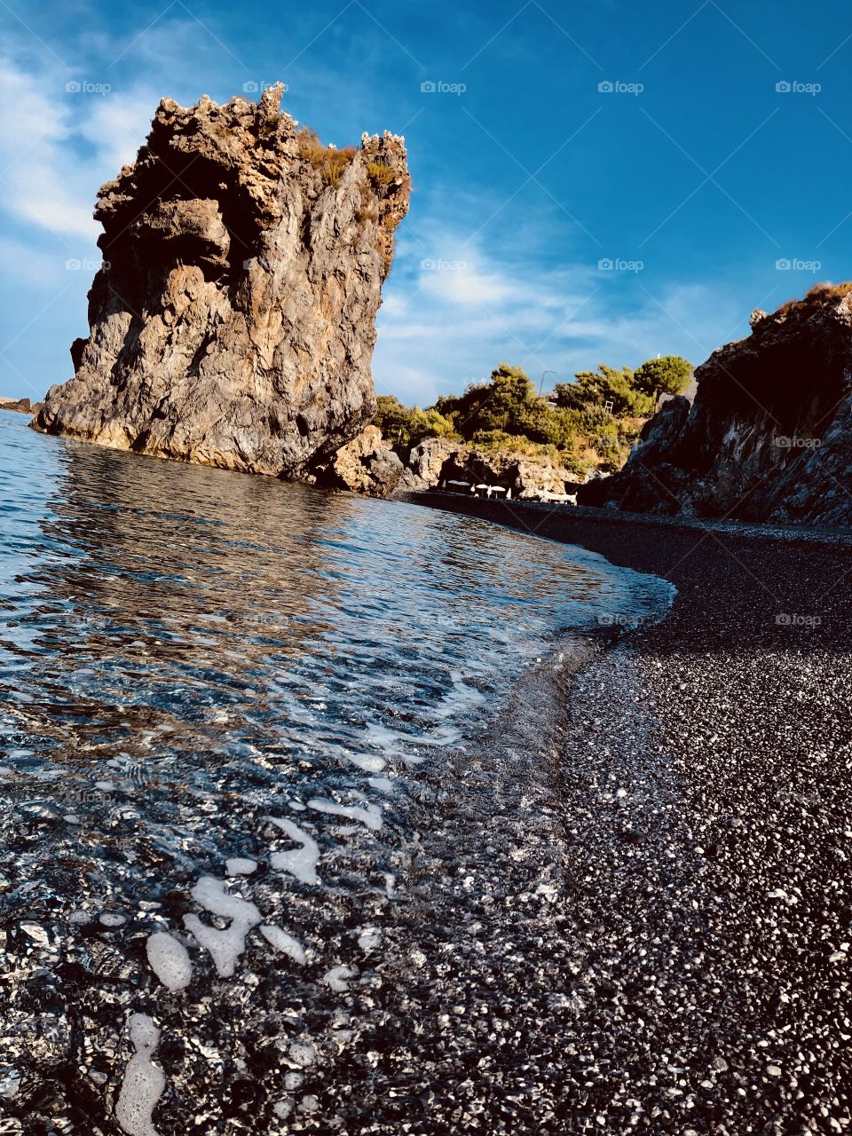 Rock in the sea. Italy-Maratea