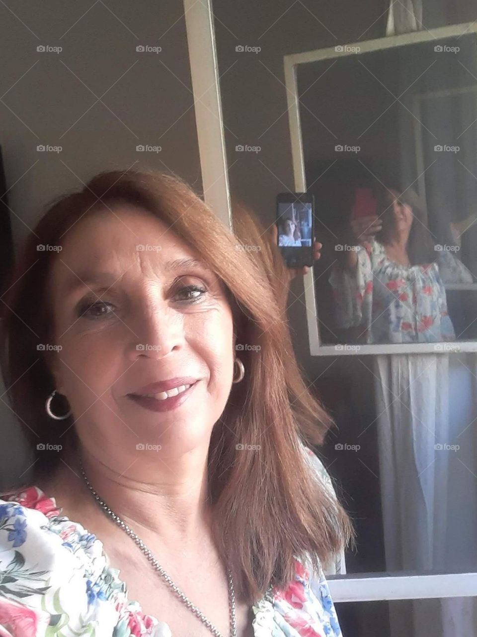 usar móvil para selfie