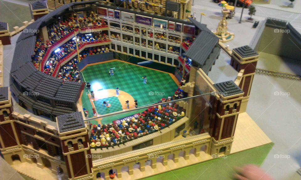 Texas Ranger Stadium Legoland