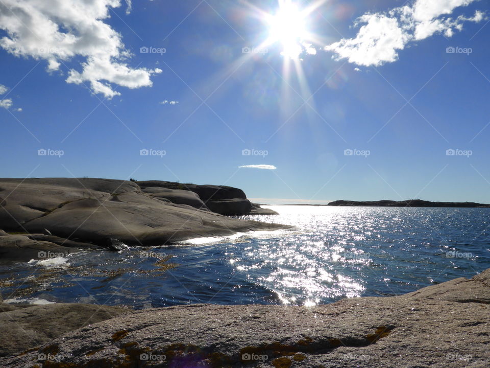 Sunny summerday in the archipelago 
