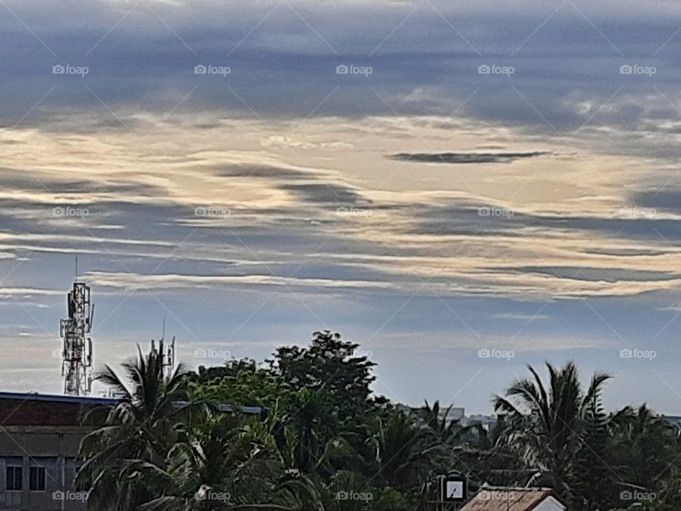 Sky and clouds design around us