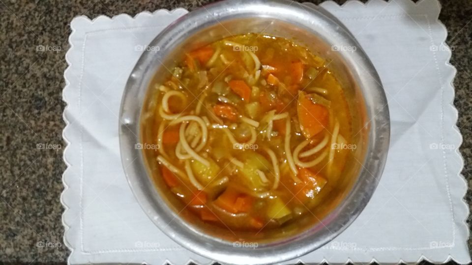vegetables soup