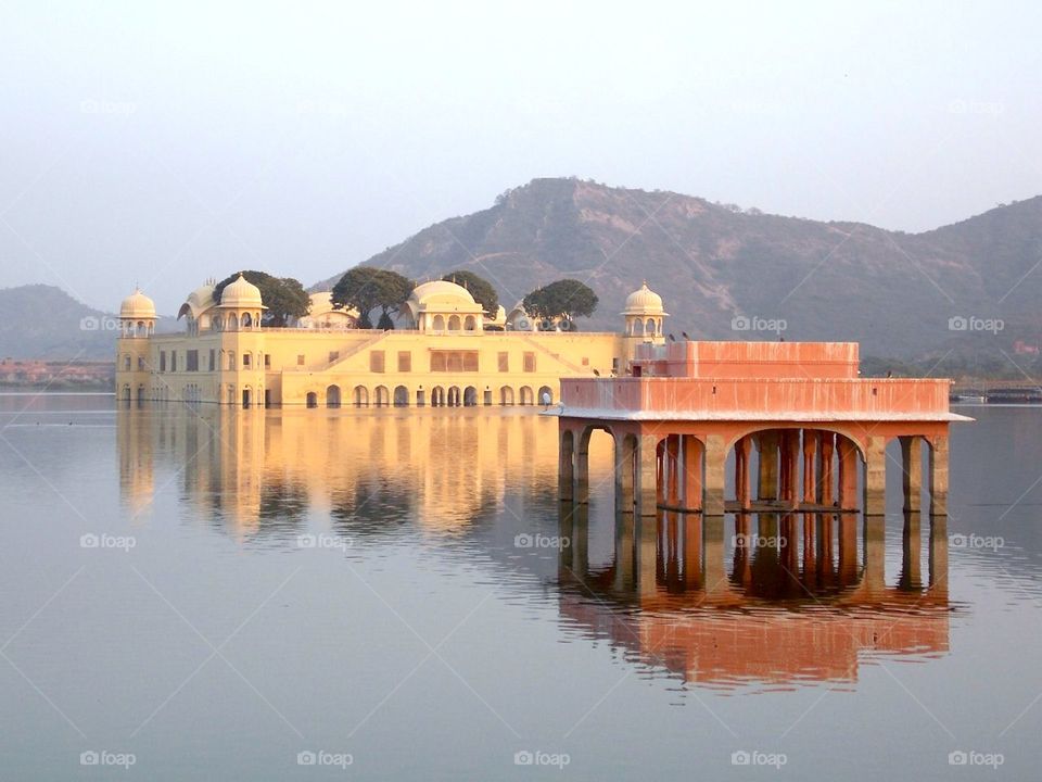Water Palace and Man Sagar Lake in Jaipur