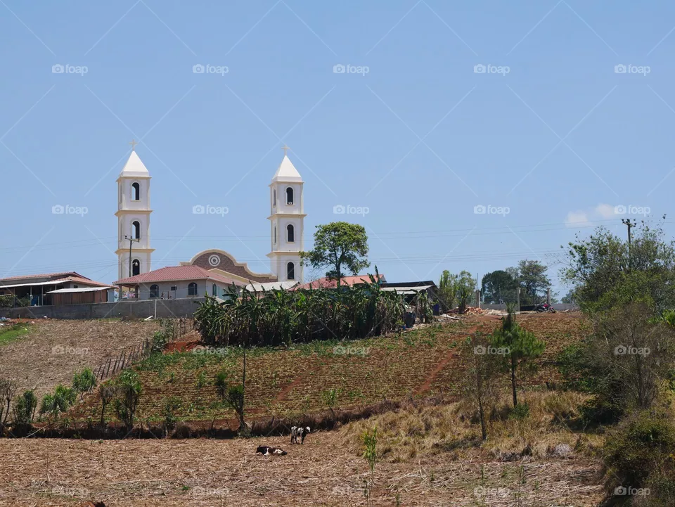 Catholic Temple "Virgen de la Merced", Laguna de Chiligatoro, La Esperanza Honduras