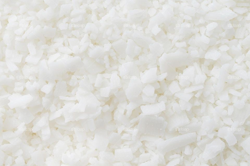 white soy wax texture