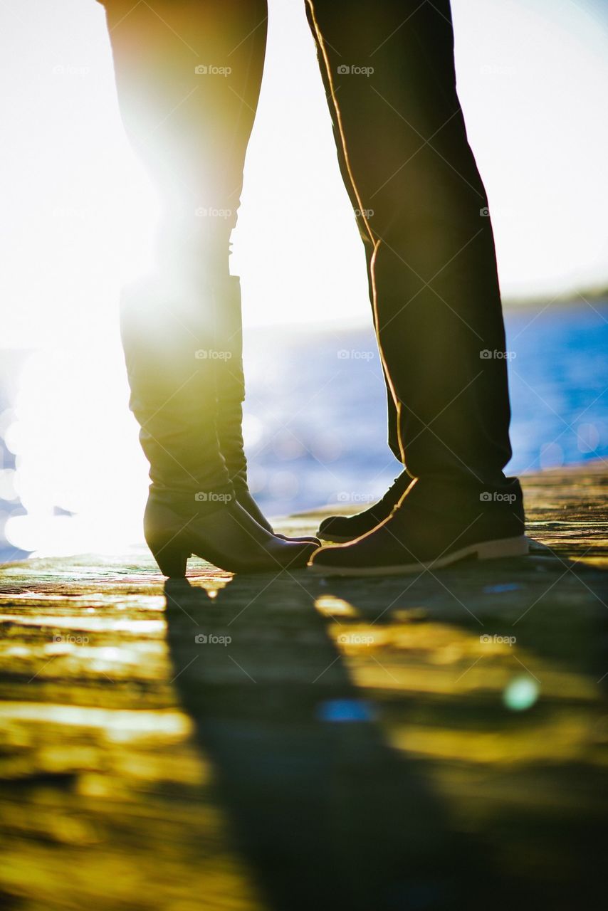 Sunset feet