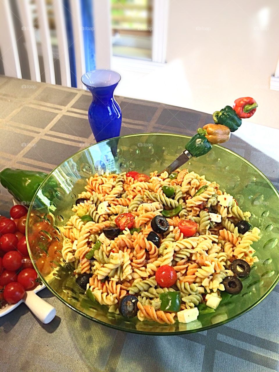 Greek pasta salad 