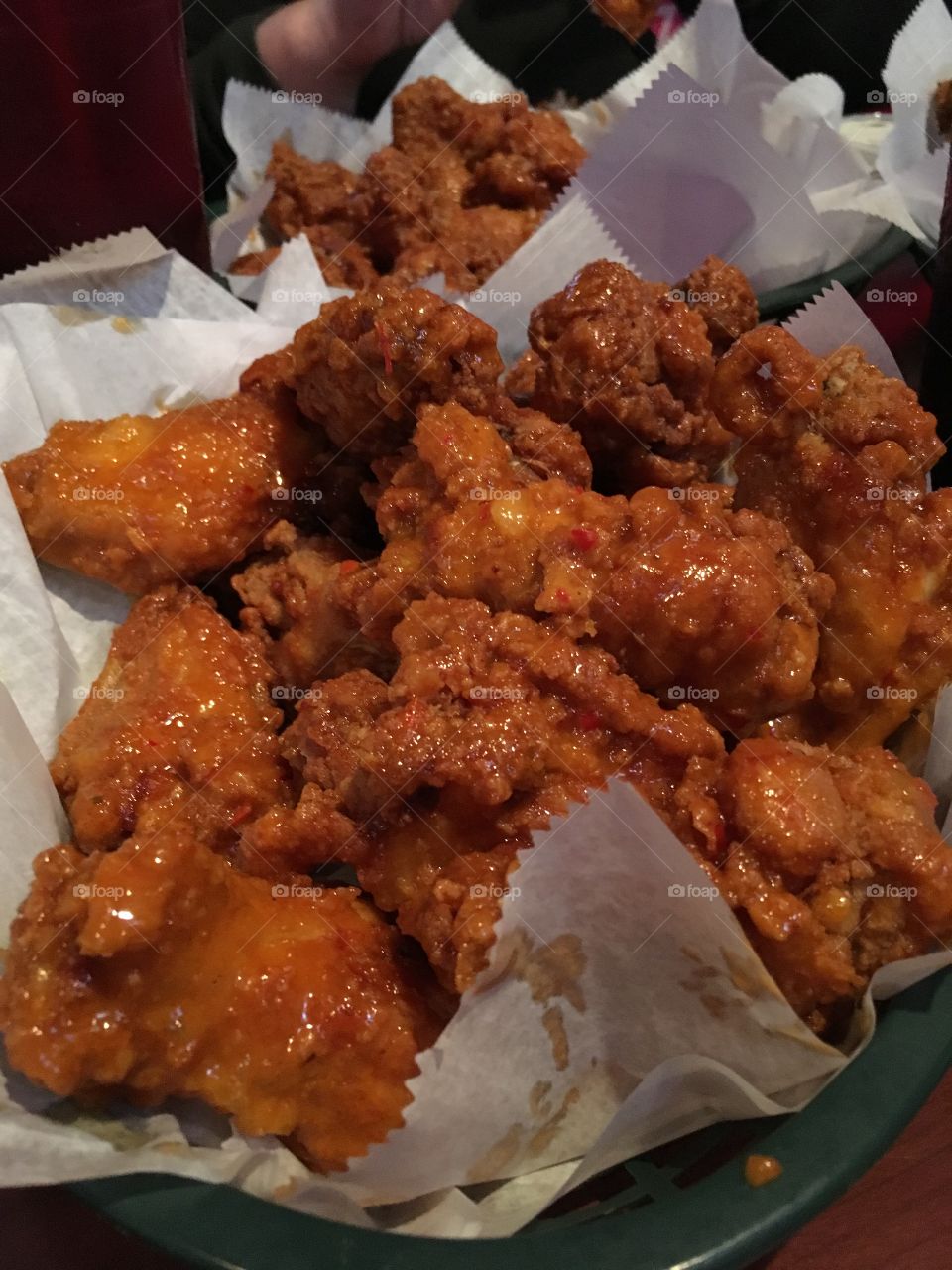 Crispy chicken wings USA Americana food