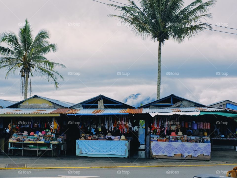 Handicrafts stalls