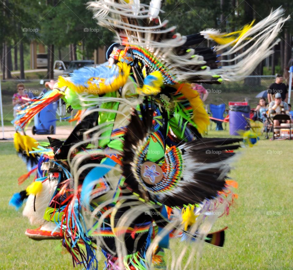 Indian  dance at a POW Wow
