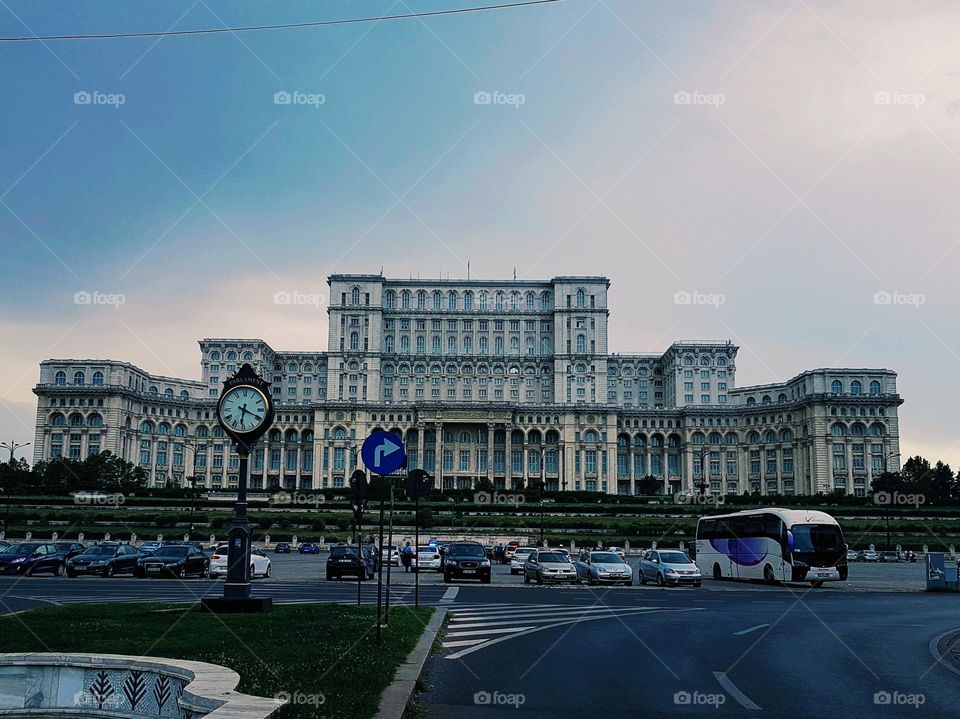 the house of the people from Bucharest