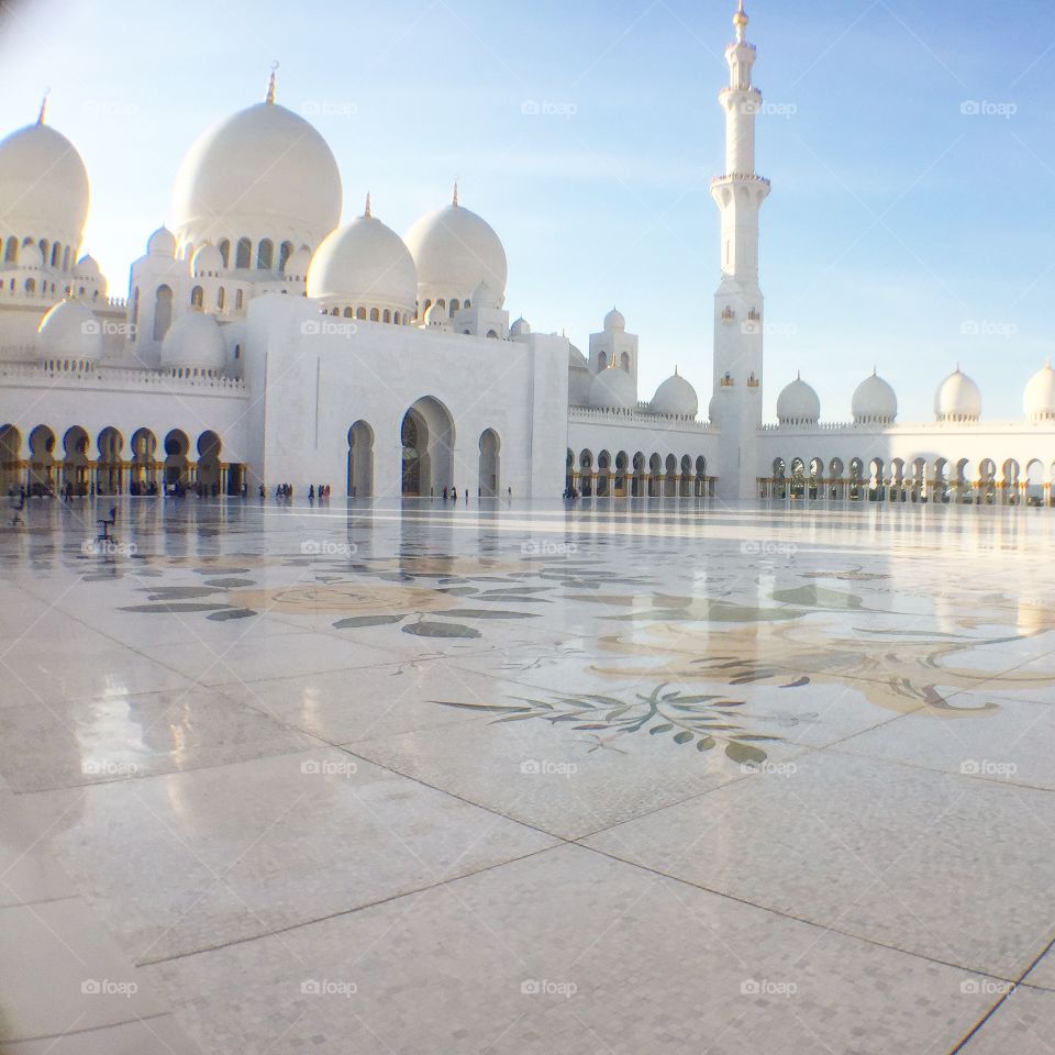 Grand mosque in Abu Dhabi