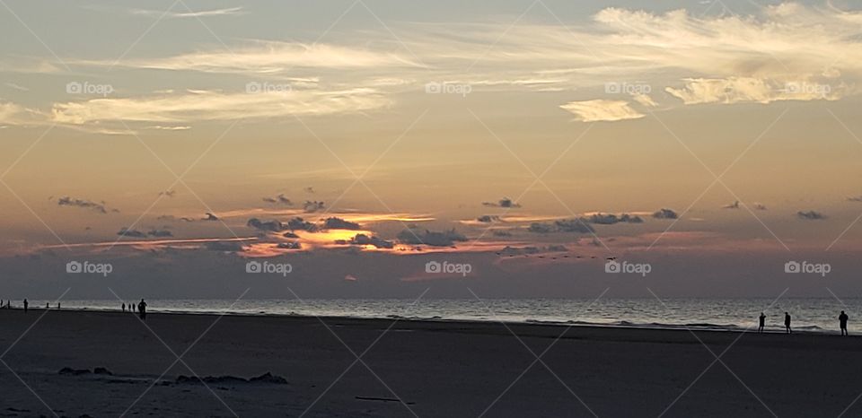 Right before sunrise on Hilton Head Island, SC
