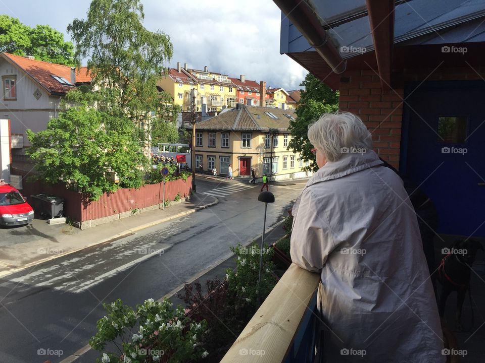 My Mom. Mom in Oslo 