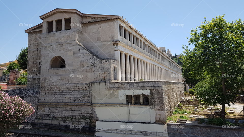 Ancient market "AGORA" Athens Greece