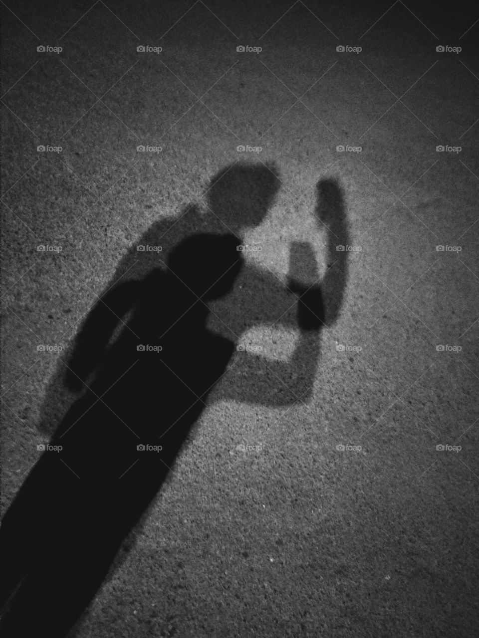 its my selfie shadow