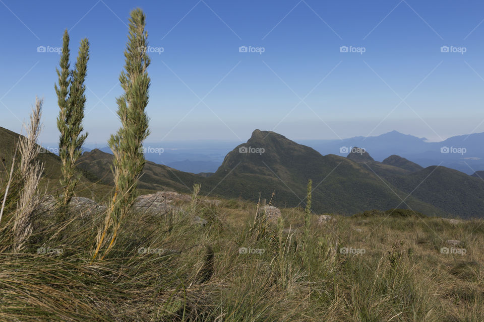 Set of mountains near Curitiba.