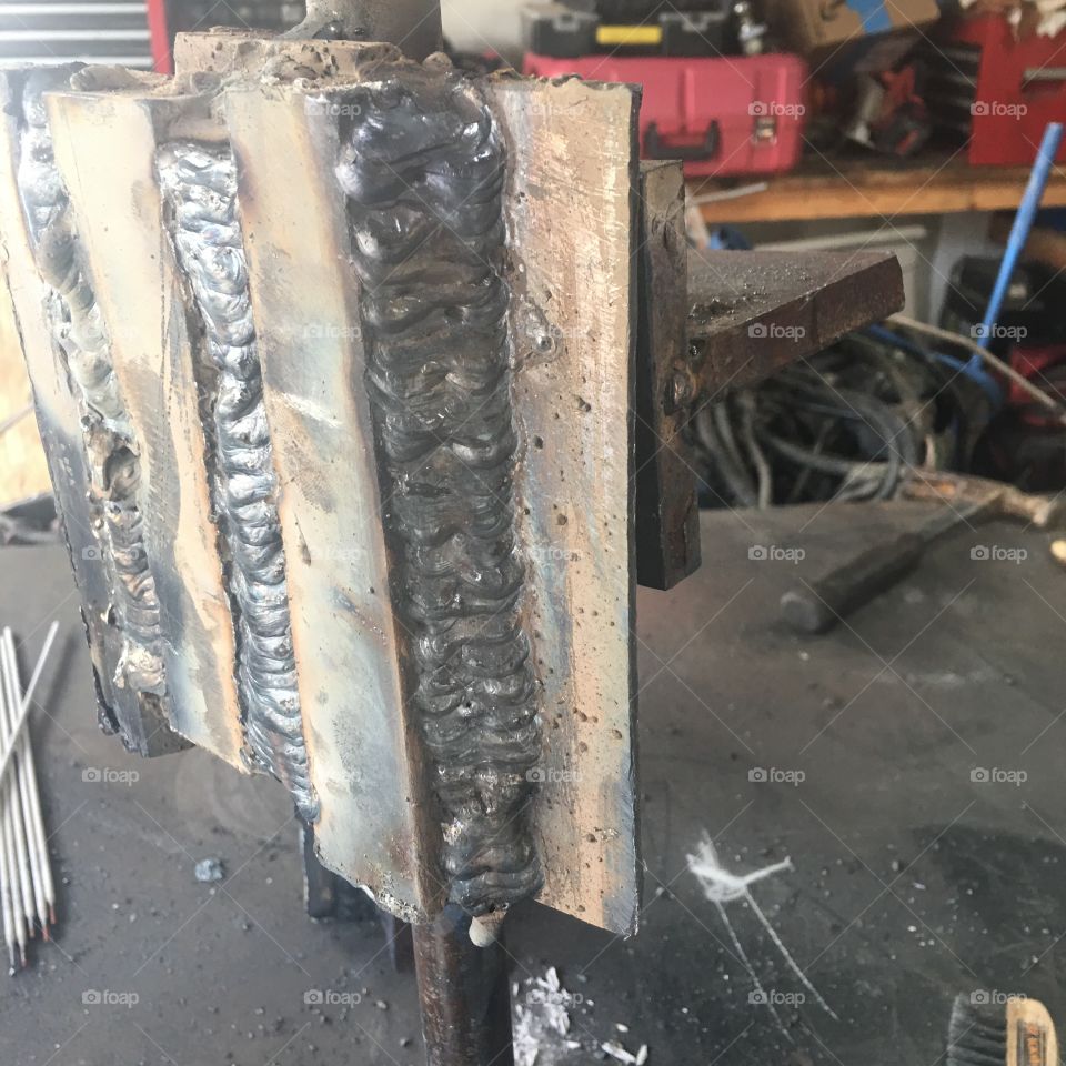 Welding steel 