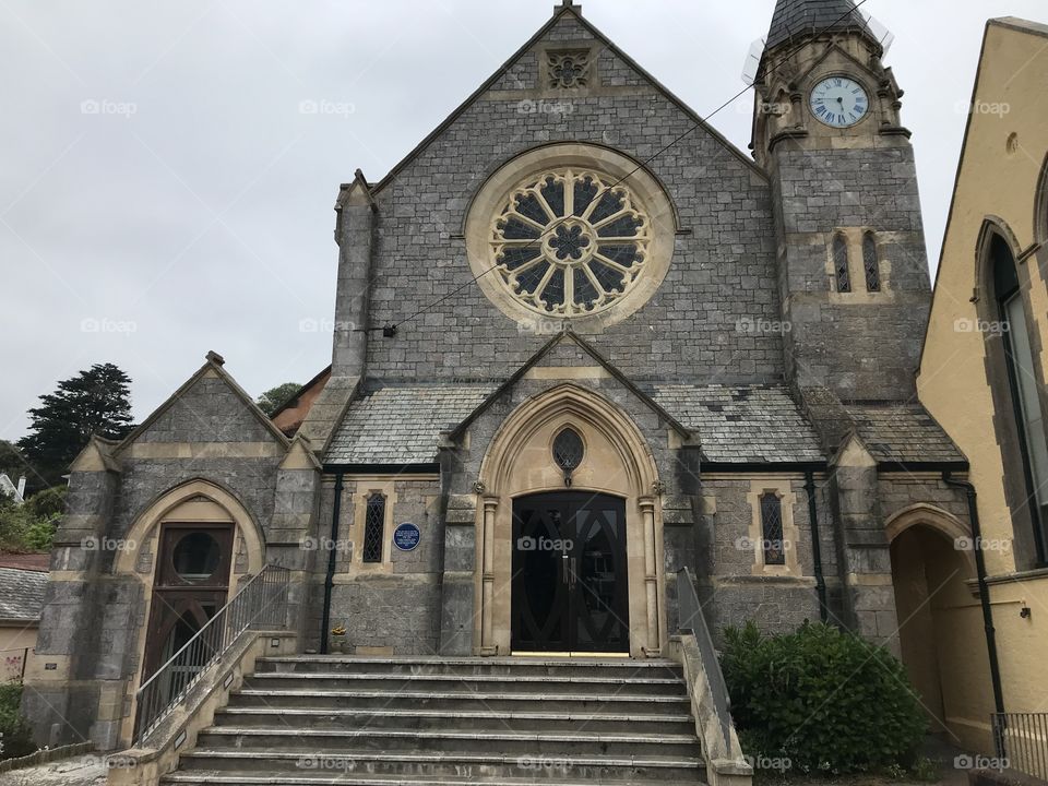 Methodist Church in a seaside East Devon resort, in a prominent position.