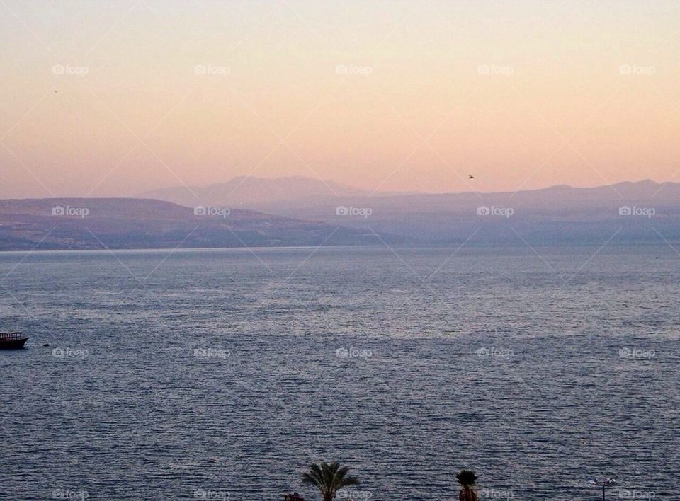 Early sunrise over Galilee