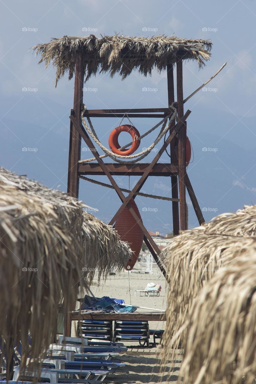 Lifeguard watchtower