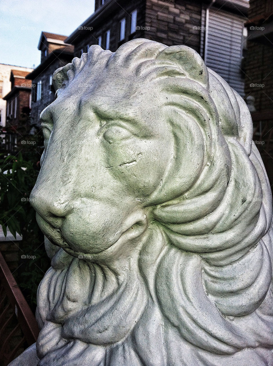 statue ny stone lion by delvec