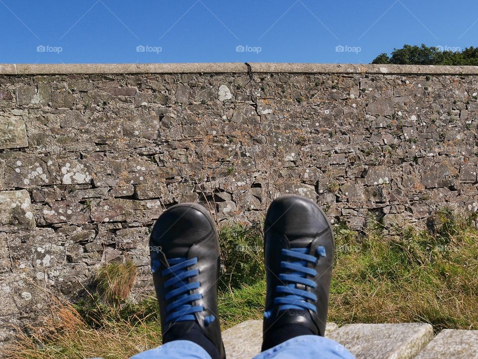 My shoes in Scotland