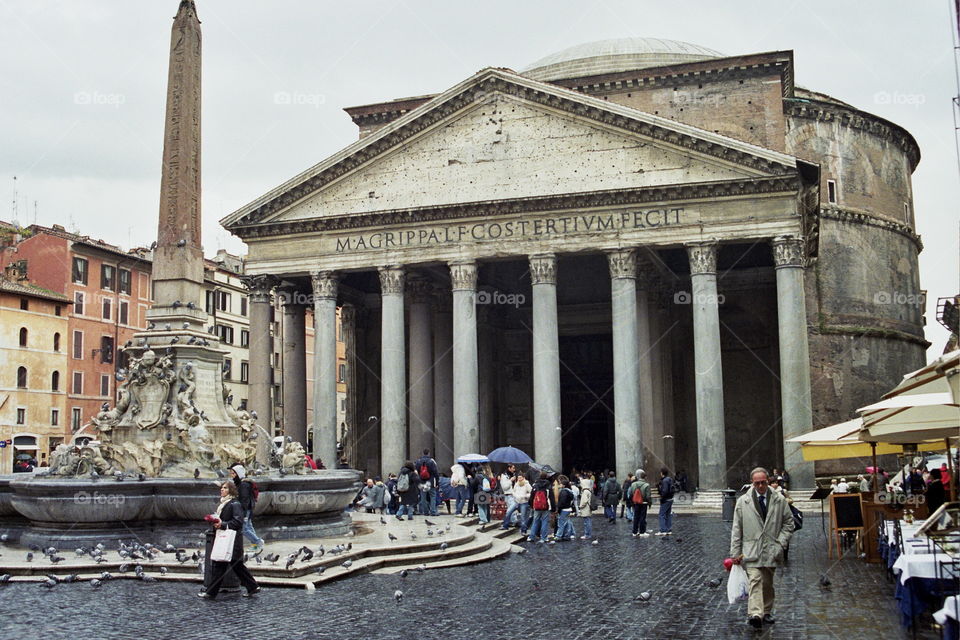The Pantheon in Rome, Italy