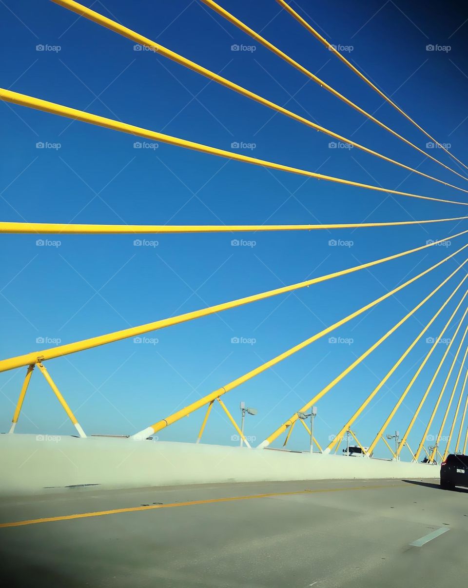 Sunshine Skyway bridge.