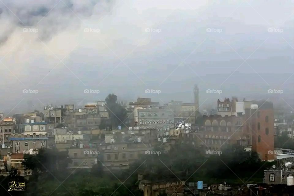 Glory be to God, the magnificent and picturesque view and the natural green trees are a view that is nothing more wonderful than it