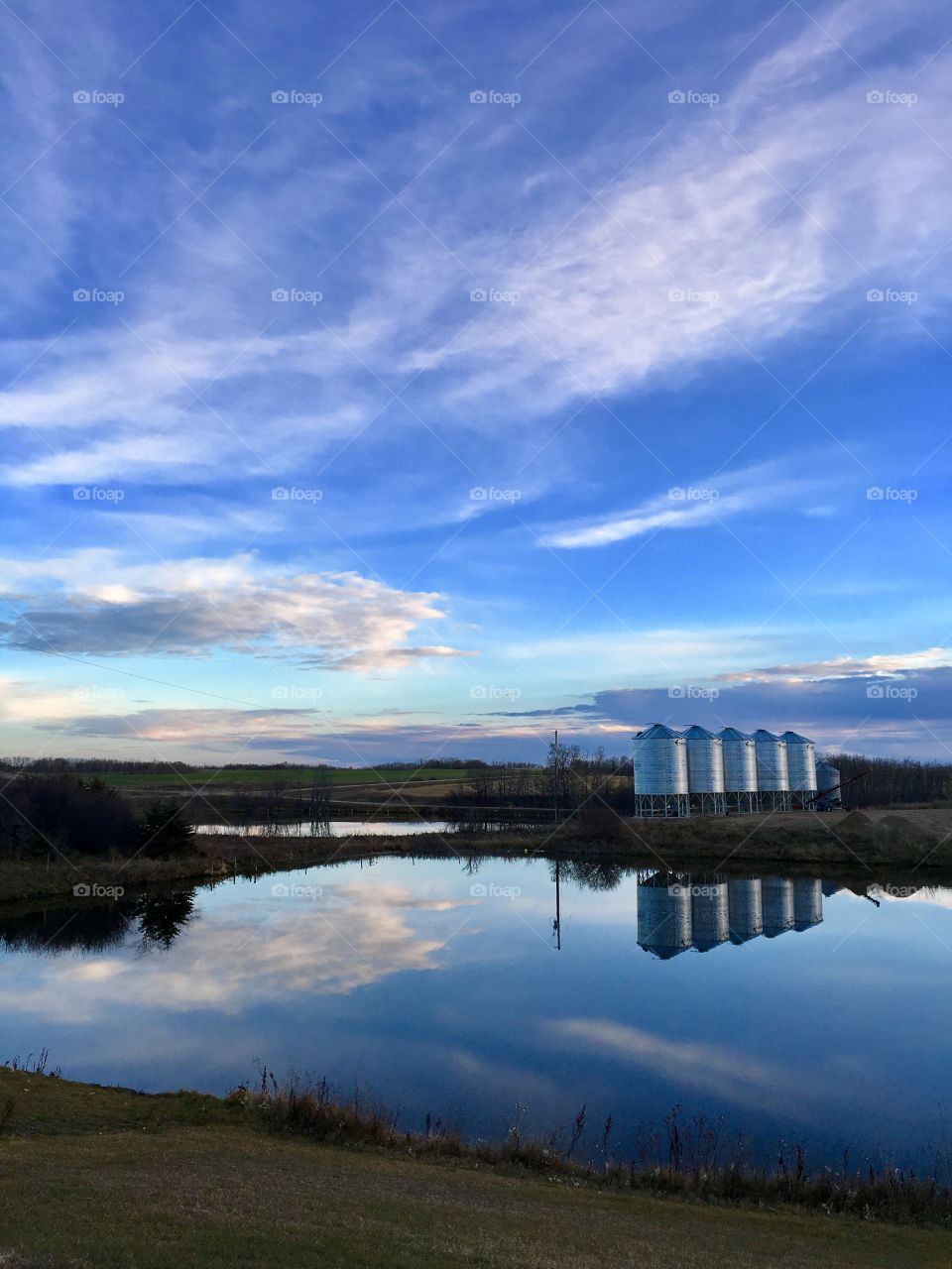 Farm reflection