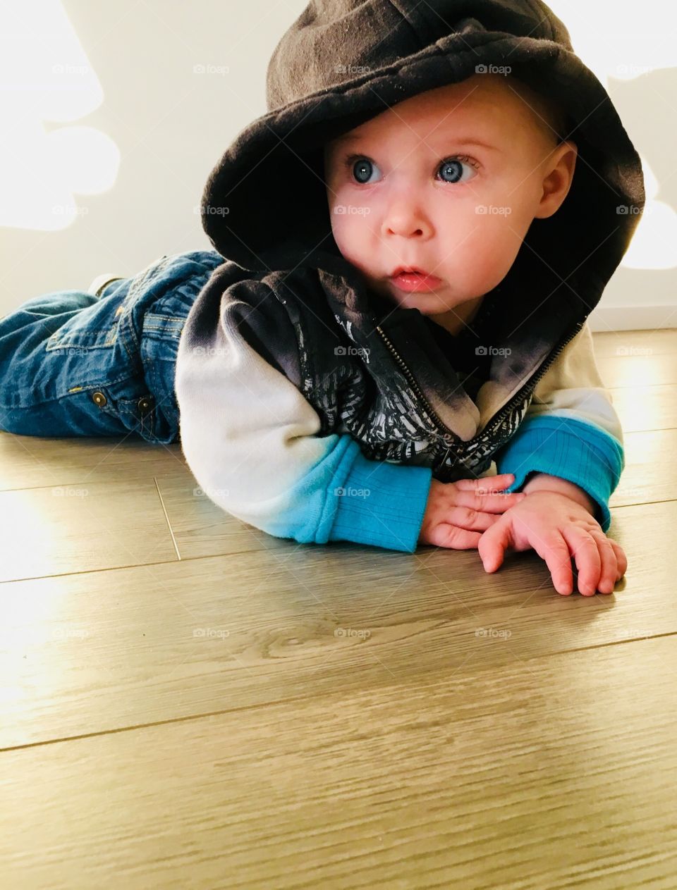 Baby hoodie is adorable 