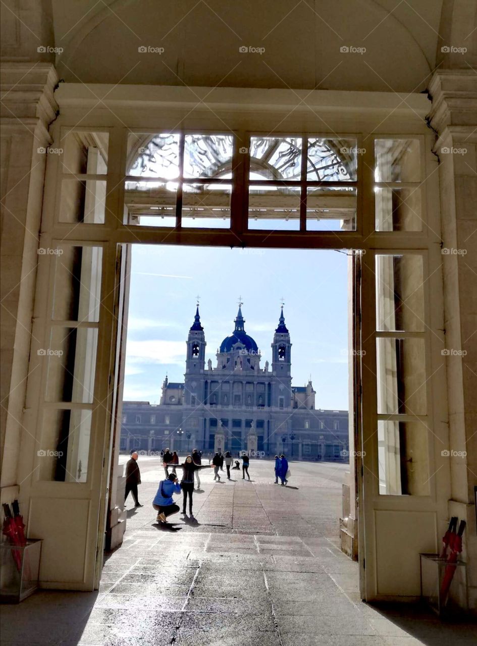 Vista do Palácio Real de Madrid