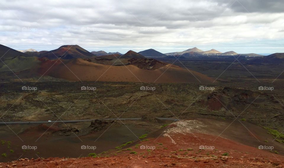 View of mountain range