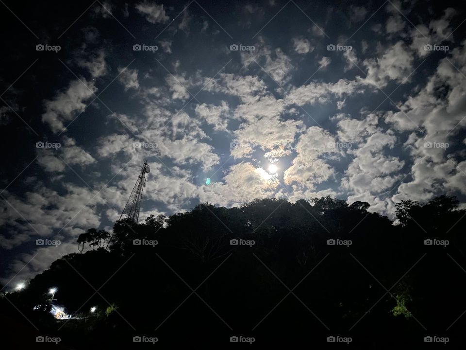 Breathtaking moonlight view