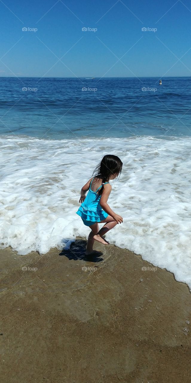 The Littlest Beach Goer