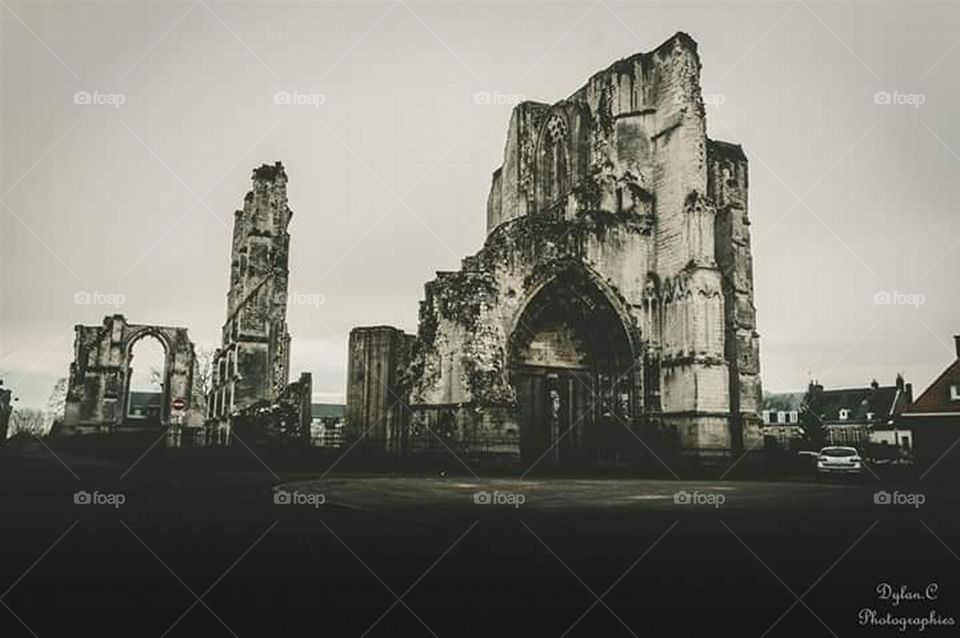 Les ruines de saint omer.