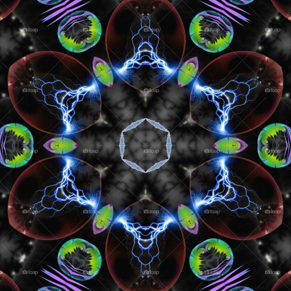 lightening kaleidoscope